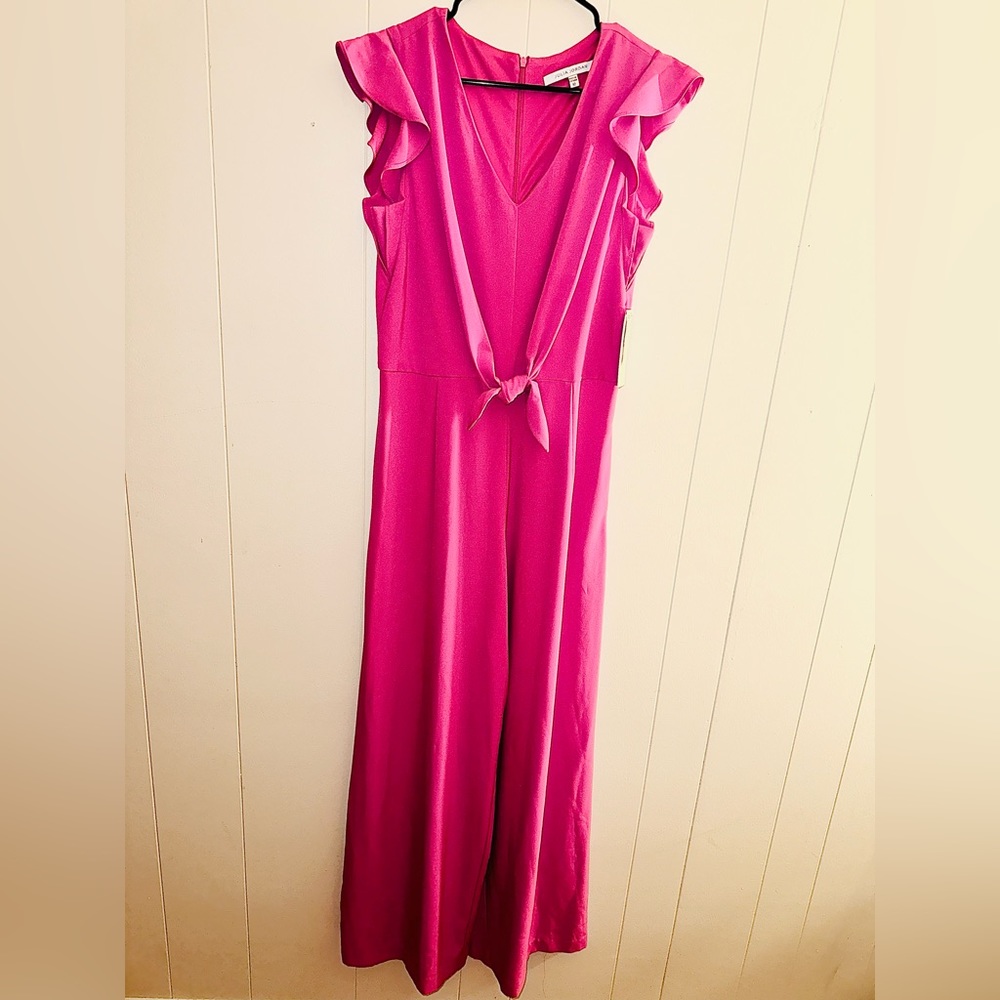Low Cut Ruffled Jumpsuit